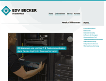 Tablet Screenshot of edvbecker.de